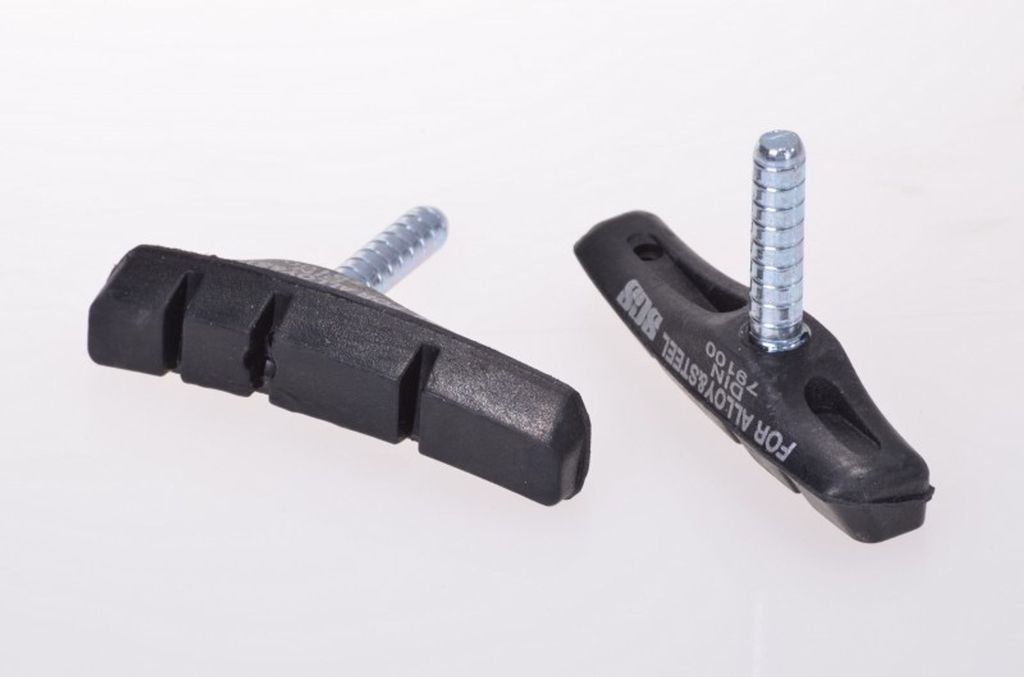 PROFI Fahrrad Bremsschuhe 2x Bremsbeläge Bremsen wie Shimano versetzte Montage