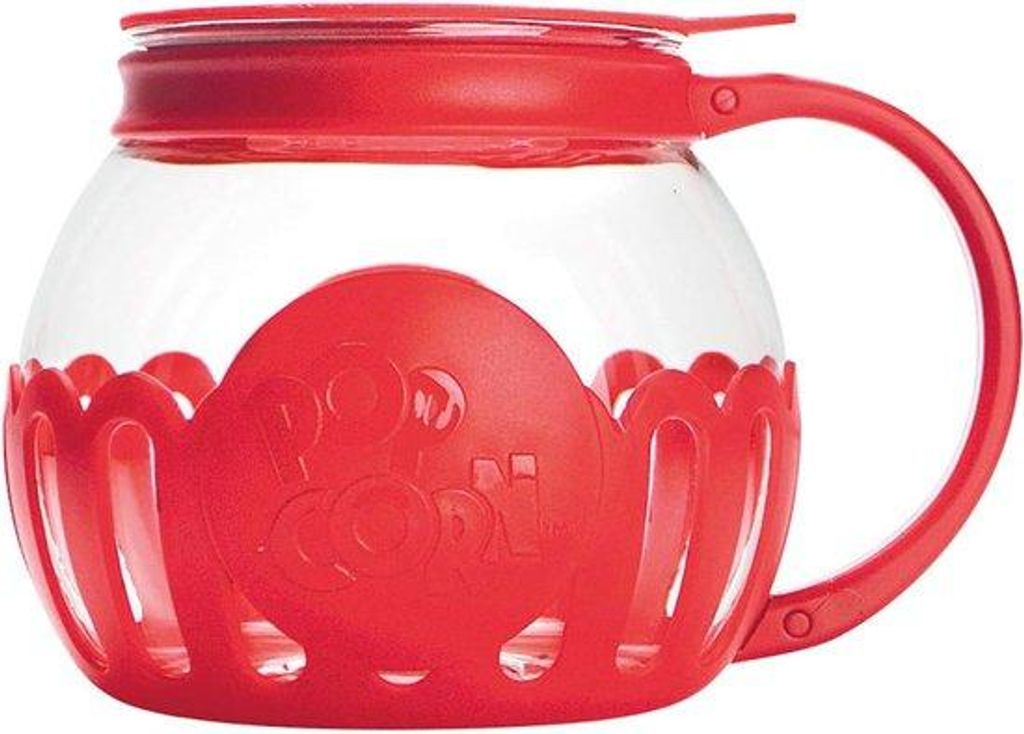 Glas-Popcorn-Popper mit Hitzebeständigem Deckel