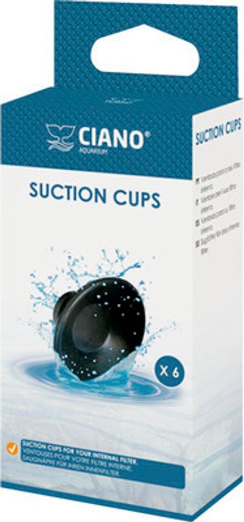 Ersatzsaugnäpfe Ciano für Innenfilter CF20 / CF40 6 St.