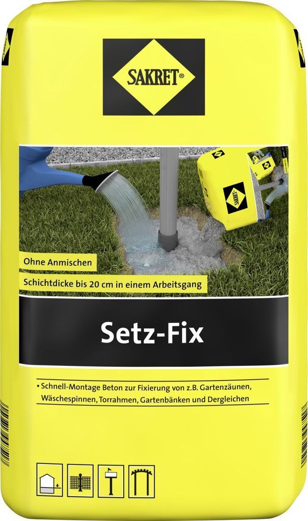 Sakret Setz-Fix 25 kg Sack Produktbild 