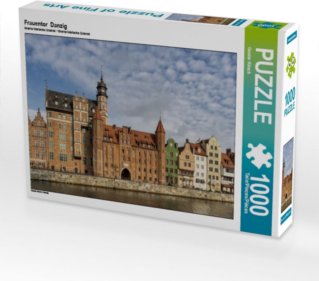 Calvendo Frauentor Danzig 1000 Teile Puzzle quer 640x480mm, Kirsch Gunter; 7448136