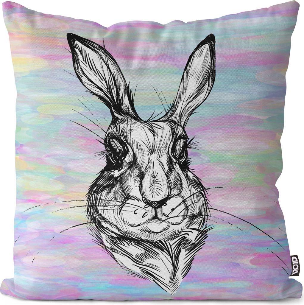 VOID Osterhase Meister Lampe Kissenhülle Polyester Zierkissen Couchkissen Ostern Osterdeko Deko