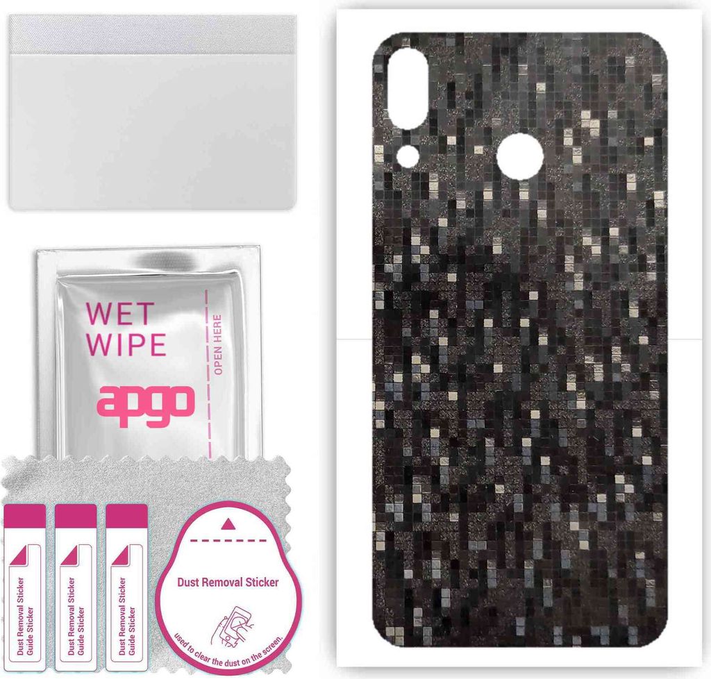 apgo Rückseite Schutzfolie, Skin, kompatibel mit Asus Zenfone 5z ZS620KL, Hinten Displayschutzfolie aus Vinylfolie, kratzfest, einfache Montage - ...