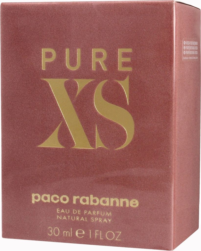 Rabanne Pure XS For Her, Frauen, 30 ml, Nicht nachfüllbare Flasche, Spray, ALCOHOL DENAT., PARFUM (FRAGRANCE), AQUA (WATER), LINALOOL, BENZYL SALI...