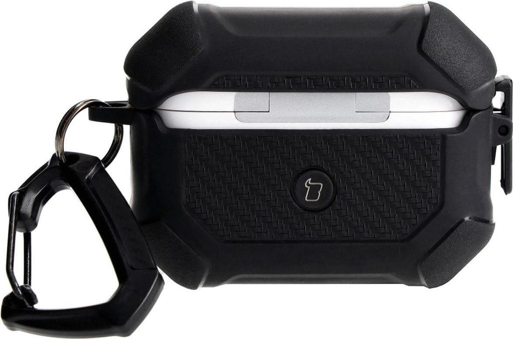 Bizon Case Kopfhörer Rüstung Apple Airpods Pro 2 schwarz