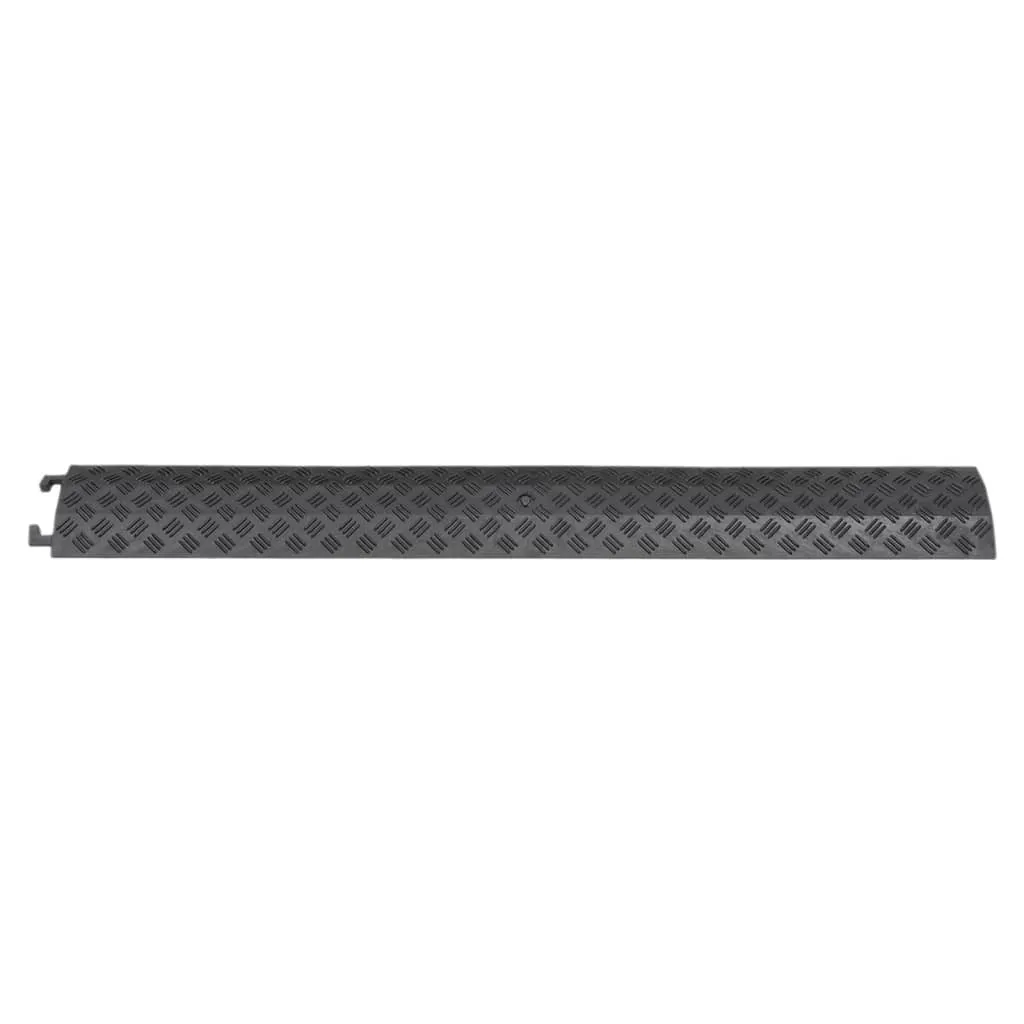 Protège-Câbles Robustes 98,5 cm Noir Lot de 2 avec Miroir de Sécurité