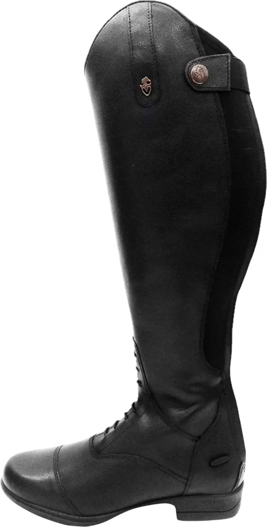 Bottes d'équitation confortables Moretta Albina 42 étroit cuir noir