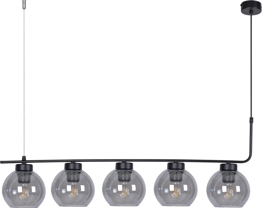Lustre design Torvi anti-éblouissement - Suspension 5 lampes E27