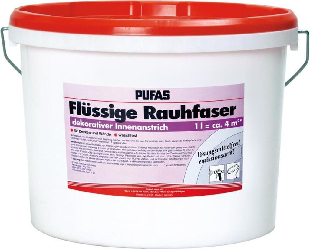 PUFAS Flüssige Rauhfaser - 15 Liter