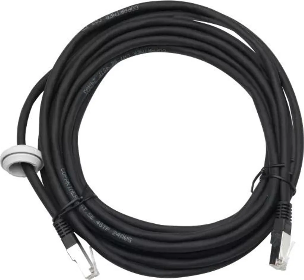 Cordon Ethernet RJ45 CAT 5e 5m noir Axis 5700-331 pour vidéo IP
