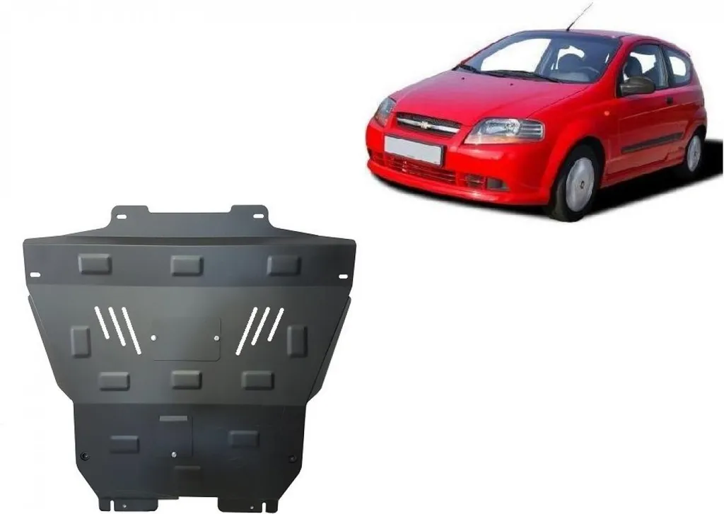 Protection moteur Chevrolet Kalos pour routes difficiles et chemins
