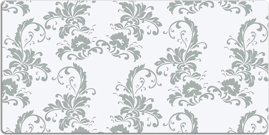 Schreibtischmatte Tischunterlage 90x45 cm Mauspad - Lila Ornament.