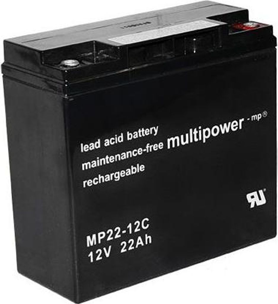Pb-Akku MULTIPOWER 12 V/22,0 Ah Produktbild 