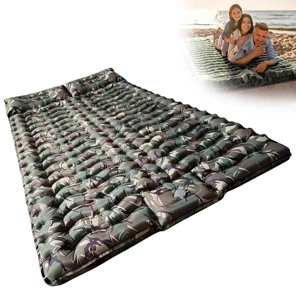 Matelas de sol autogonflant double avec isolation thermique renforcée - 8