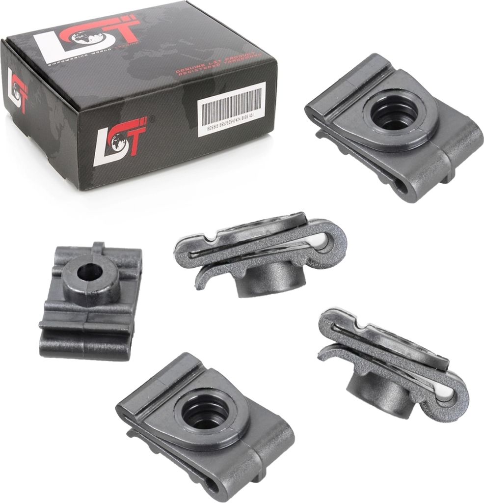 5x Radhausschale Stoßstangen Unterfahrschutz Klemmmutter für TOYOTA