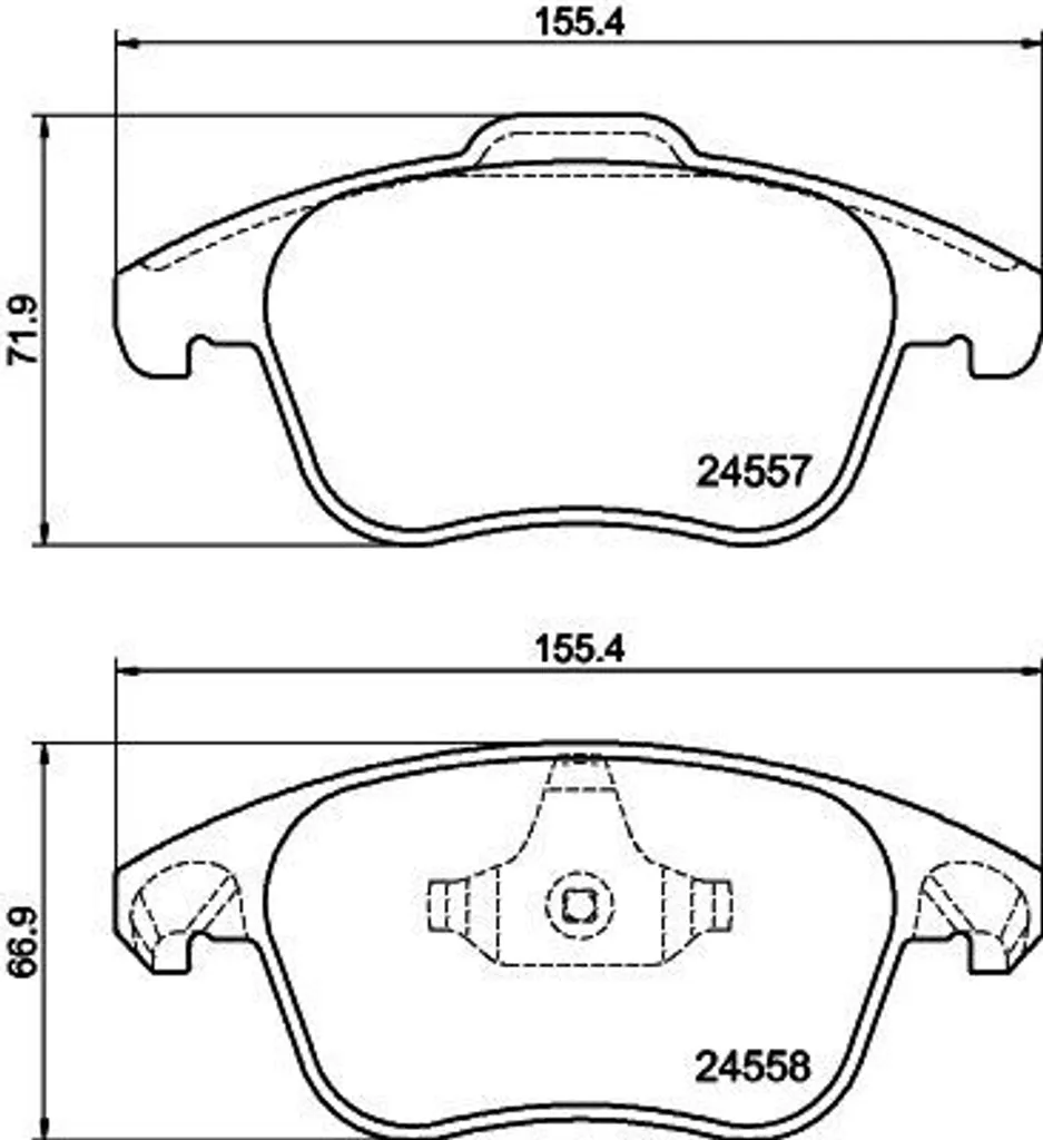Kit Freinage Arrière pour Opel Corsa F et Mokka - Qualité HELLA 8DB