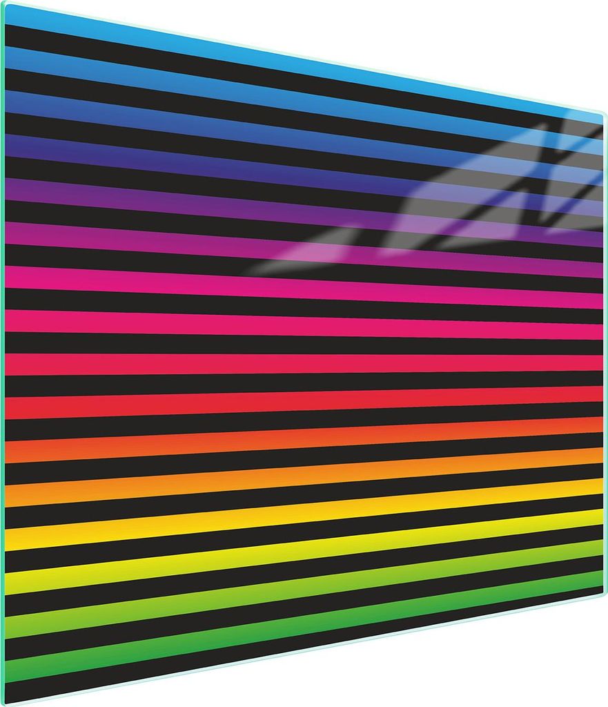 Glasschneidebrett 52x30 Farbe