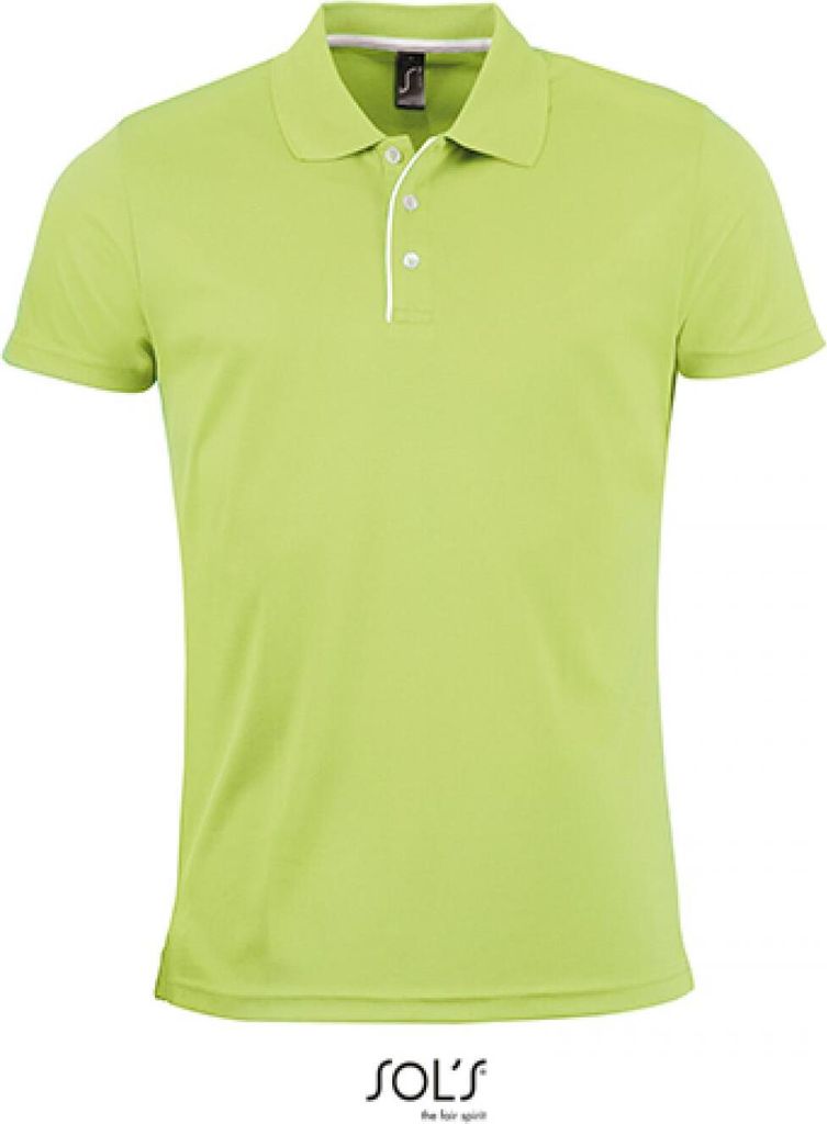 SOLs 01180 | Mens Sports Polo Shirt Performer - Farbe: Apple Green - Größe: L