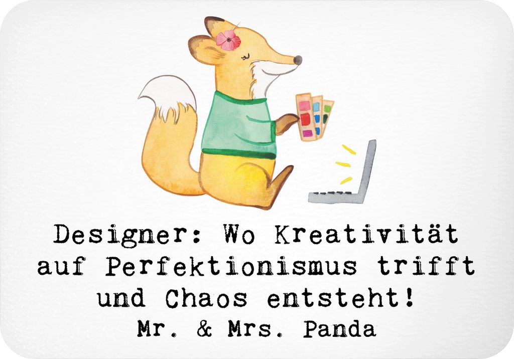 Mr. & Mrs. Panda magnet Designer Magie - Weiß - Geschenk, whiteboardmagnet, holzmagnet, Berufsgestaltung, Industrial Design, Notizhalter, Kühlsch...