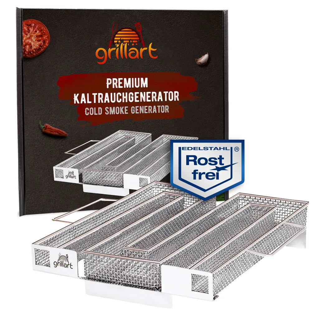 Générateur de fumée froide Premium en inox 304 pour 12h de fumage continu