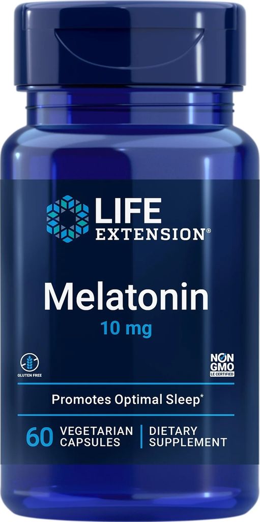 Melatonin 60 pflanzliche Kapseln LIFE Extension