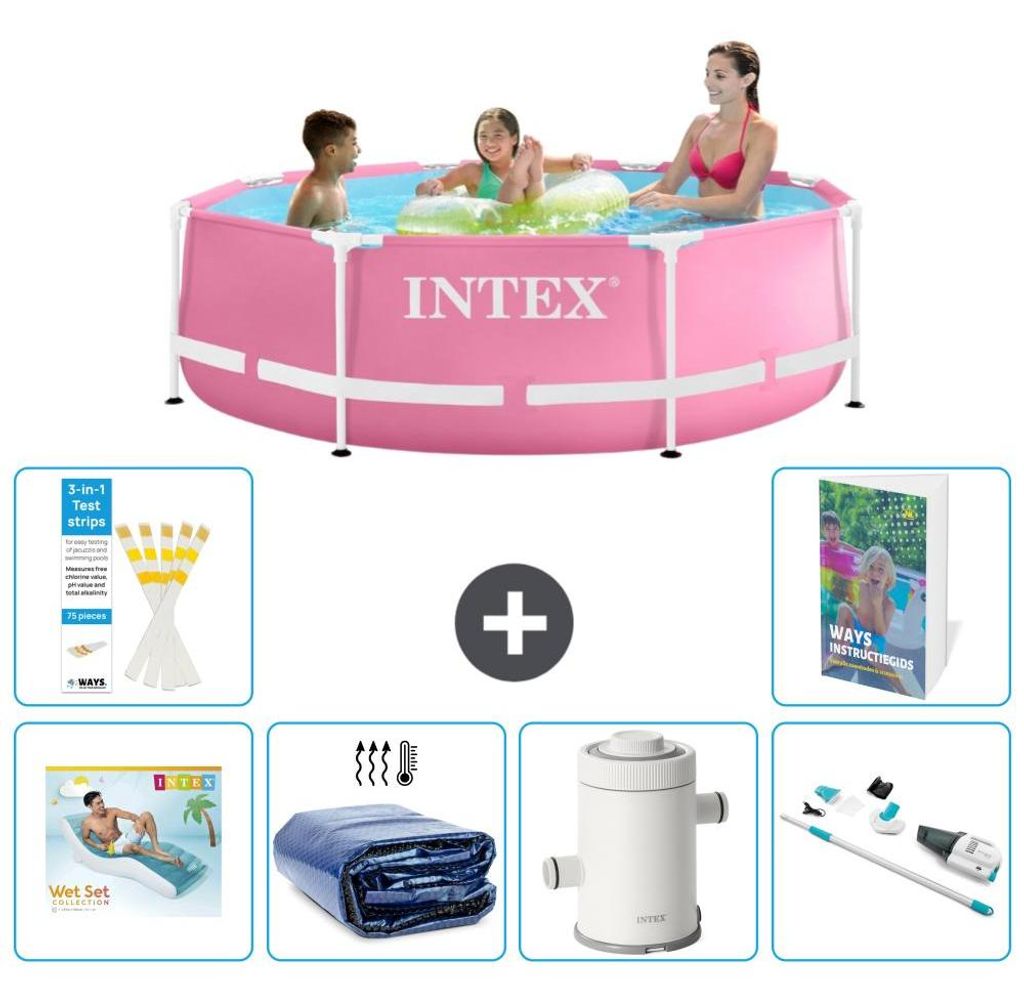 Frame Pool Rund - 244x76 cm - 7-teilig S87