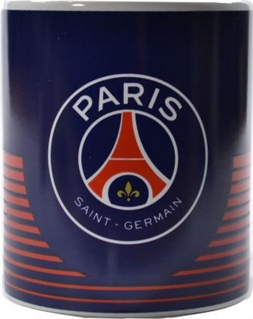 Paris Saint Germain FC - Kaffeebecher, Linear BS4354 (Einheitsgröße) (Rot/Blau/Weiß)