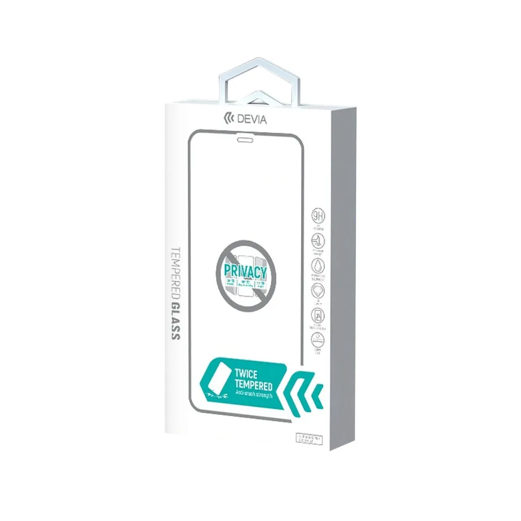 Protection Écran iPhone 12 Mini Devia Privacy Glass Twice Renforcé