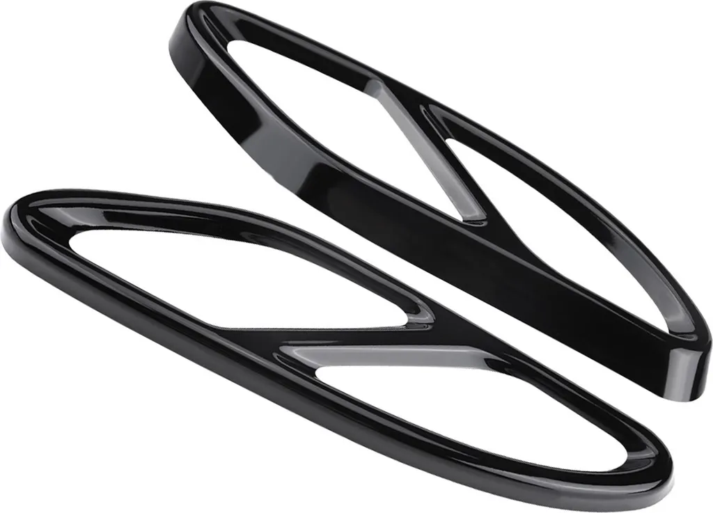Enjoliveur de Pot d'Échappement Noir Brillant Anti-Corrosion Mercedes