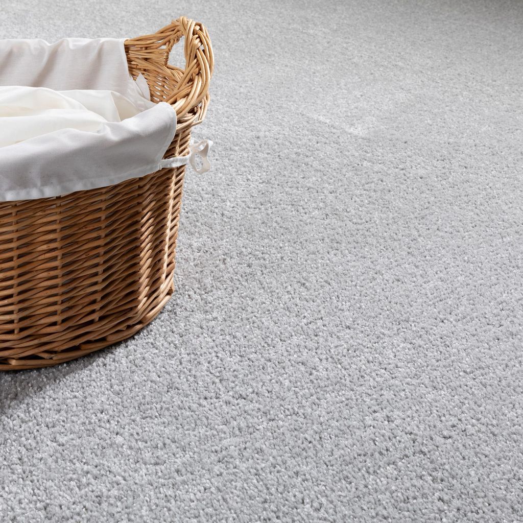 Steffensmeier Teppichboden Cambridge | Meterware Auslegware Wohnzimmer Schlafzimmer Kinderzimmer | grau | 100x400 cm