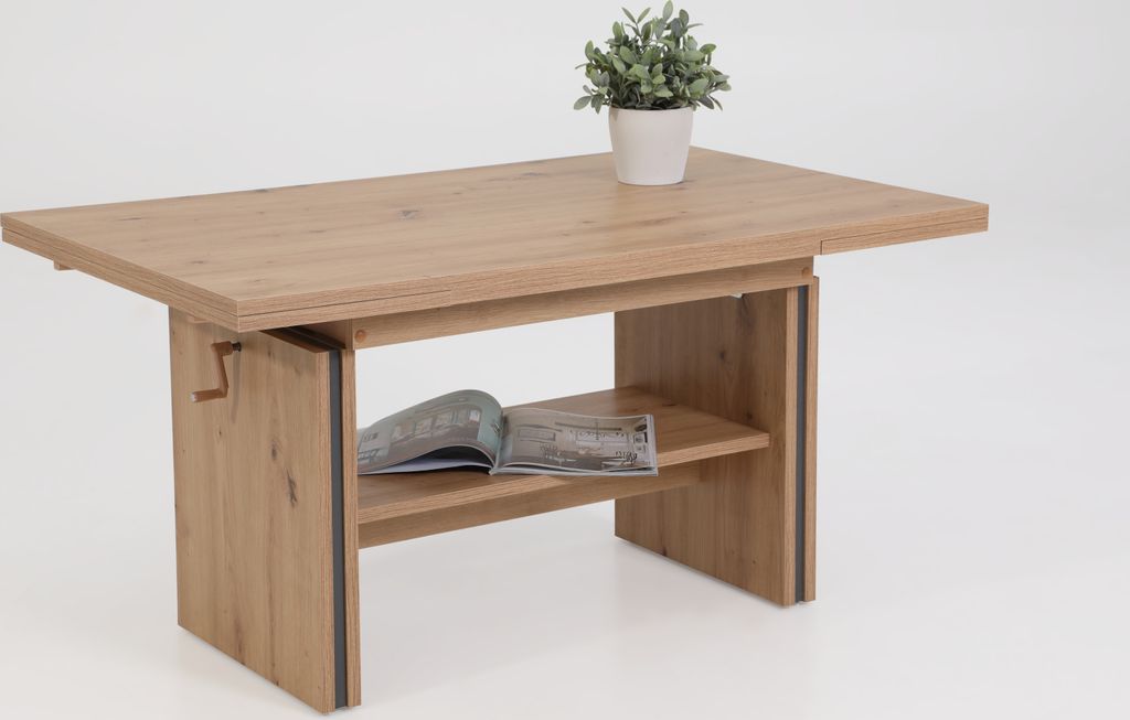 Funktionscouchtisch Hilmar - höhenverstellbar/ausziehbar - Produktbild 6