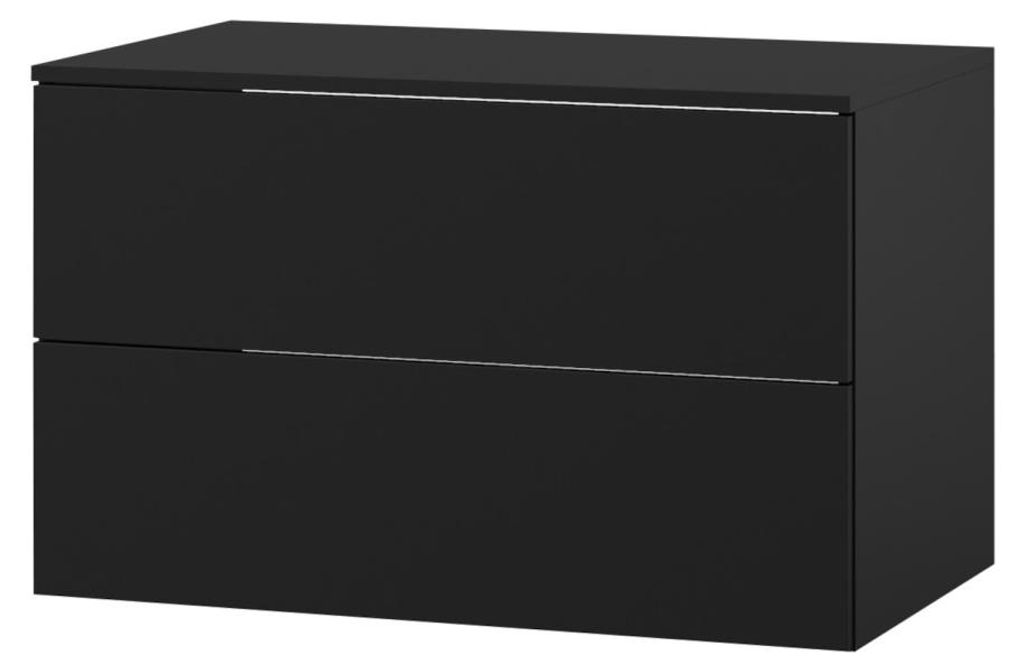 Wastmeubel Color 2S 80, zwart Productafbeelding 