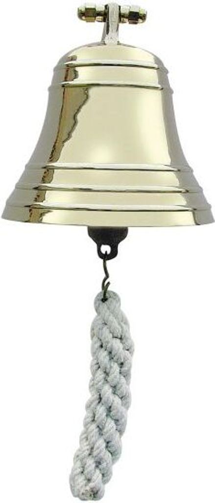 Schiffsglocke 12,5cm Messing Wandglocke Glocke