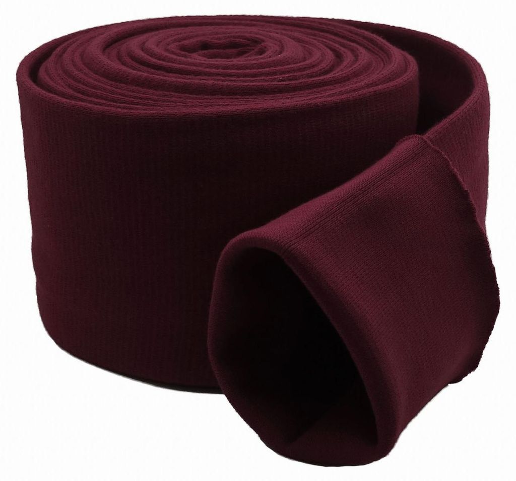 25cm Bündchen bordeaux