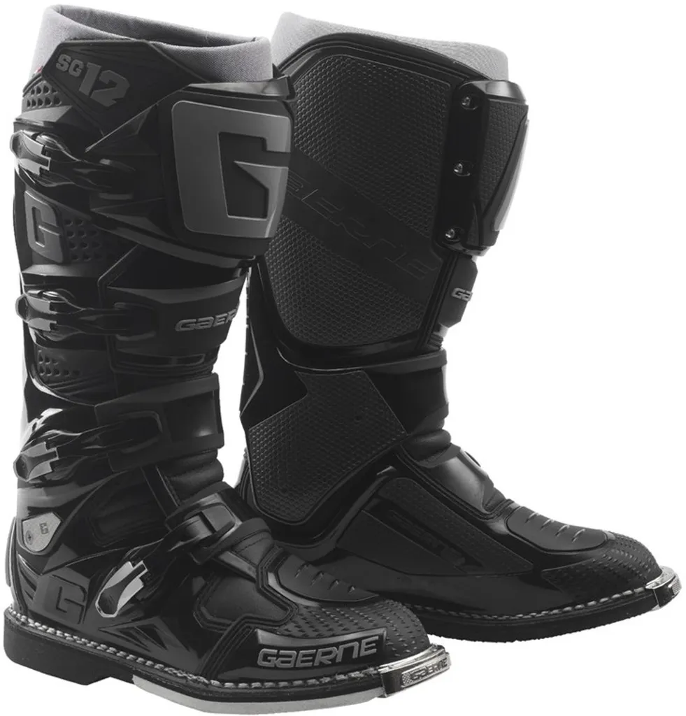 Bottes Gaerne SG-12 noires 44.5 avec système de pivot articulé Dual Stage