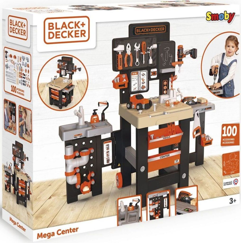Smoby - Black+Decker Mega Werkbank Center - Produktbild 
