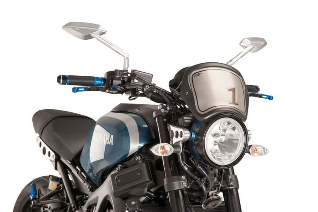 PUIG 9168J Frontplatte ABS passend fuer YAMAHA XSR900 Mattschwarz