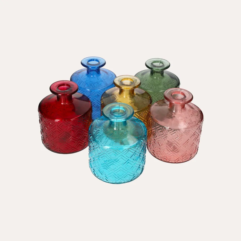 Dites Adieu au Plastique : Lot de 6 Flacons en Verre Recyclé Éco-Responsable - 3