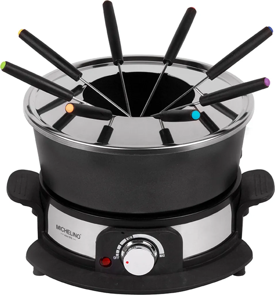 Appareil à fondue électrique Michelino pour Soirées Fromage ou Viande