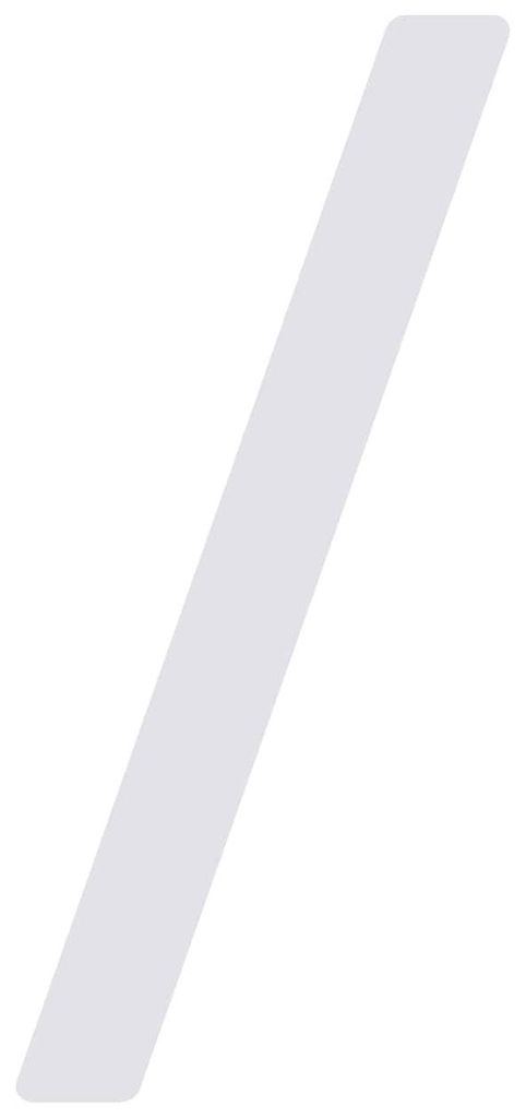 Selbstklebendes Zeichen Slash "/" - 40 mm in Weiß