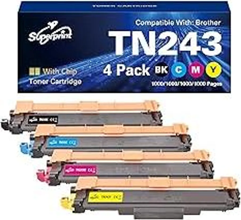 Toner Compatibili TN247 TN243 Brother MFC-L3730CDN L3230CDW Pack 4
