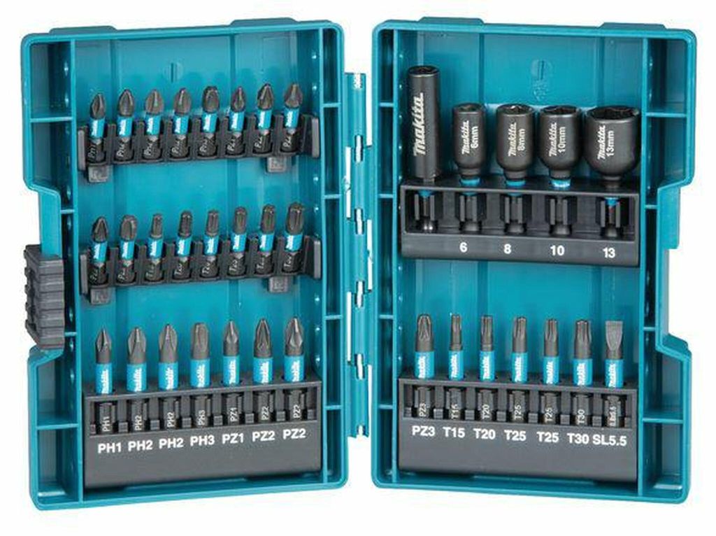 MAKITA Bit- und Steckschlüsselsatz Impact Black 35-teilig