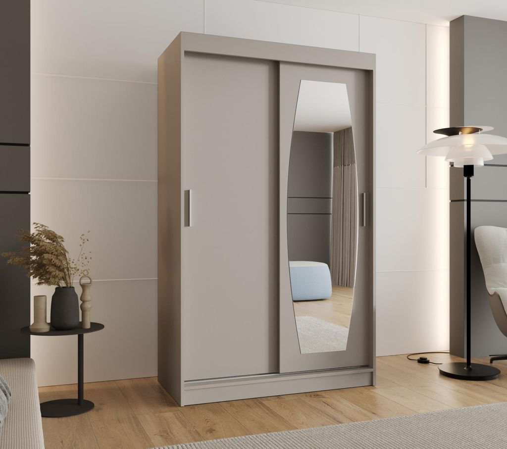 Kleiderschrank 120 cm SEYMA - Kaschmir