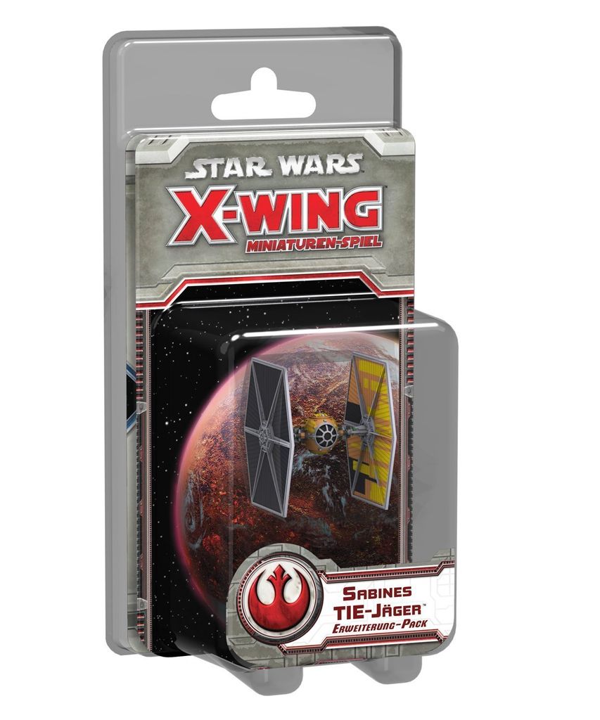 Asmodee - Star Wars: X-Wing - Sabines TIE-Jäger Erweiterungspack