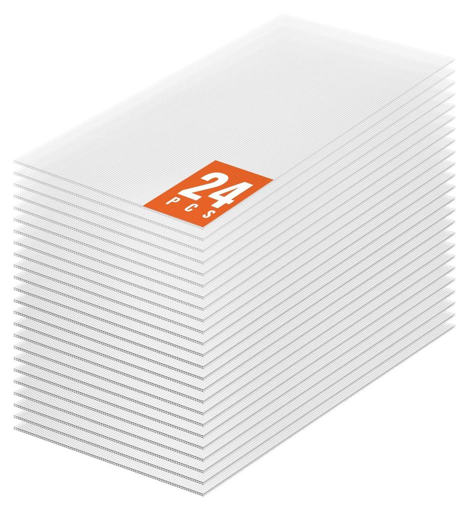 VEVOR set met 24 polycarbonaat platen voor kasgebruik, Productafbeelding 