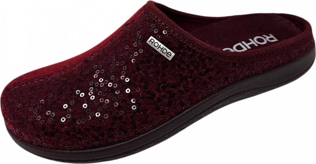 Rohde 6550 Bari Schuhe Damen Hausschuhe Pantoffeln Softfilz Produktbild 