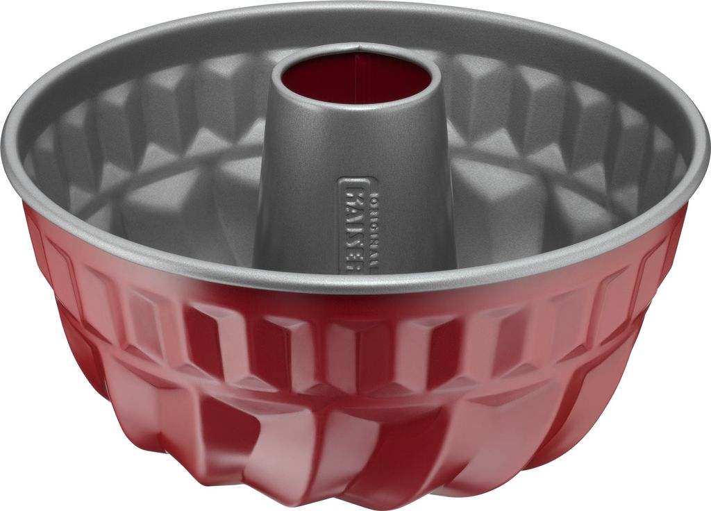 Kaiser 23.0075.4475, Kuchenform, Rund, 2,5 l, Rot, Stahl, Produktbild 