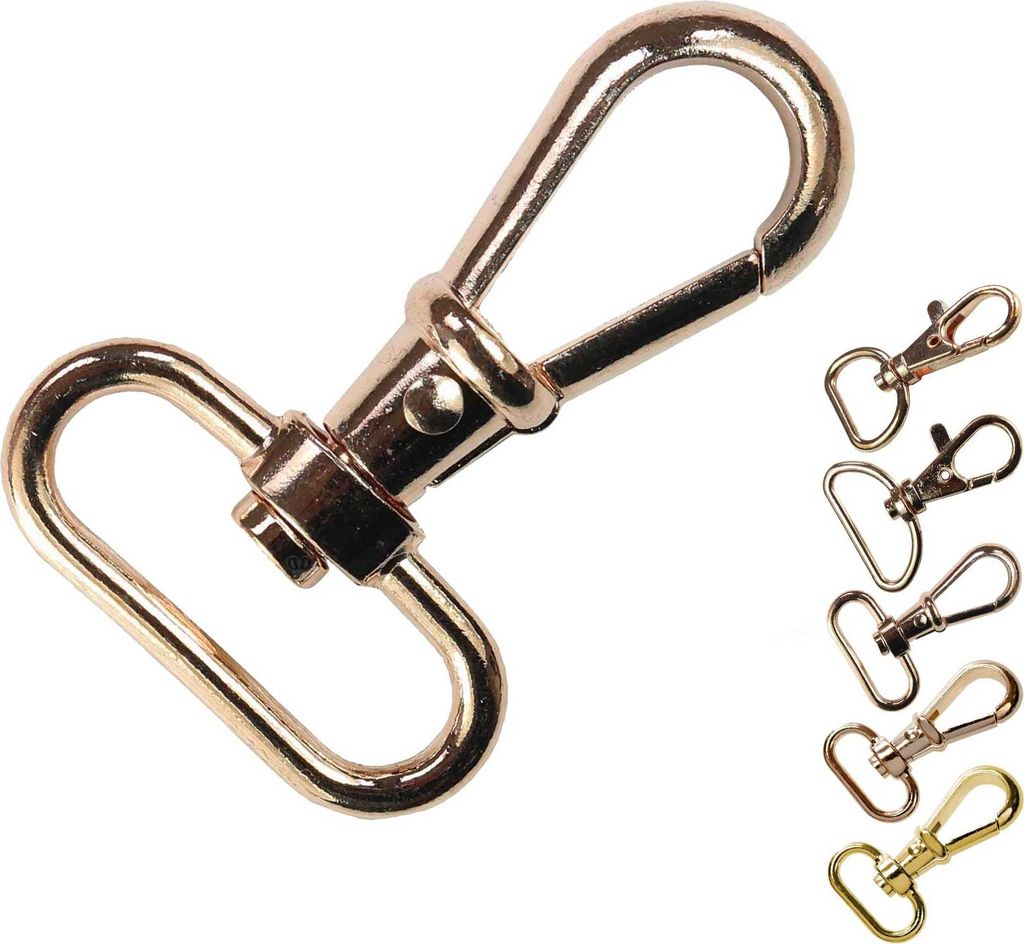 1 Bolzen-Karabiner Karabinerhaken Größen Farbwahl - Gurtband Hundeleinen