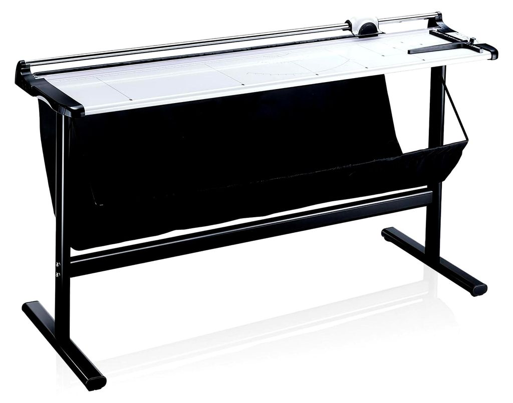 Rollenschneidegerät | Papierschneider Din A0 | 1300 mm Arbeitsbreite | Schneidemaschine für Papier | bis zu 7 Blätter | Papierschneidemaschine m...