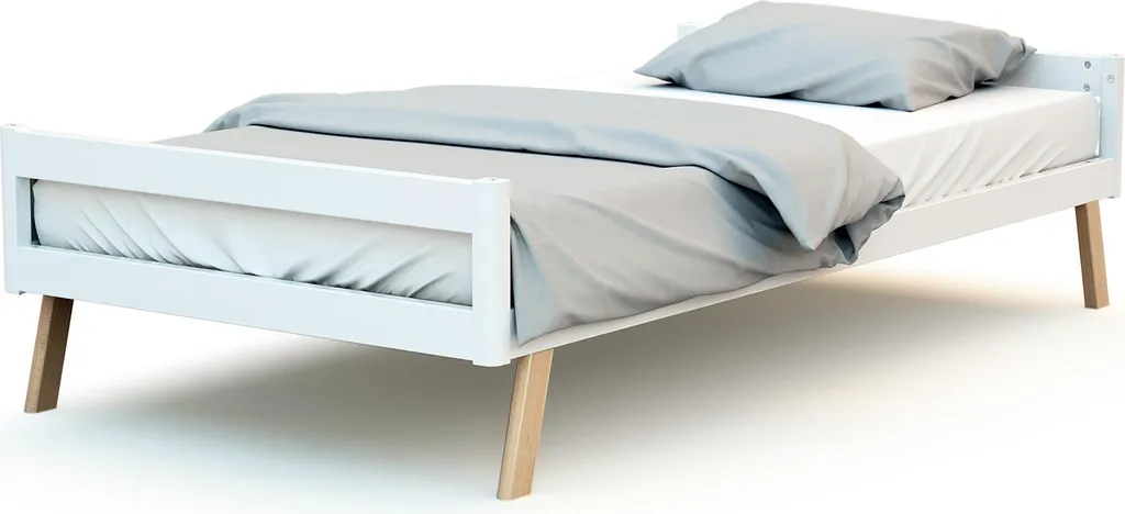 Lit Bébé Évolutif KASA Blanc : Solution de Couchage de 0 à 7 Ans - 2